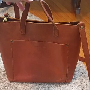 Stylish Brown Leather Tote Bag